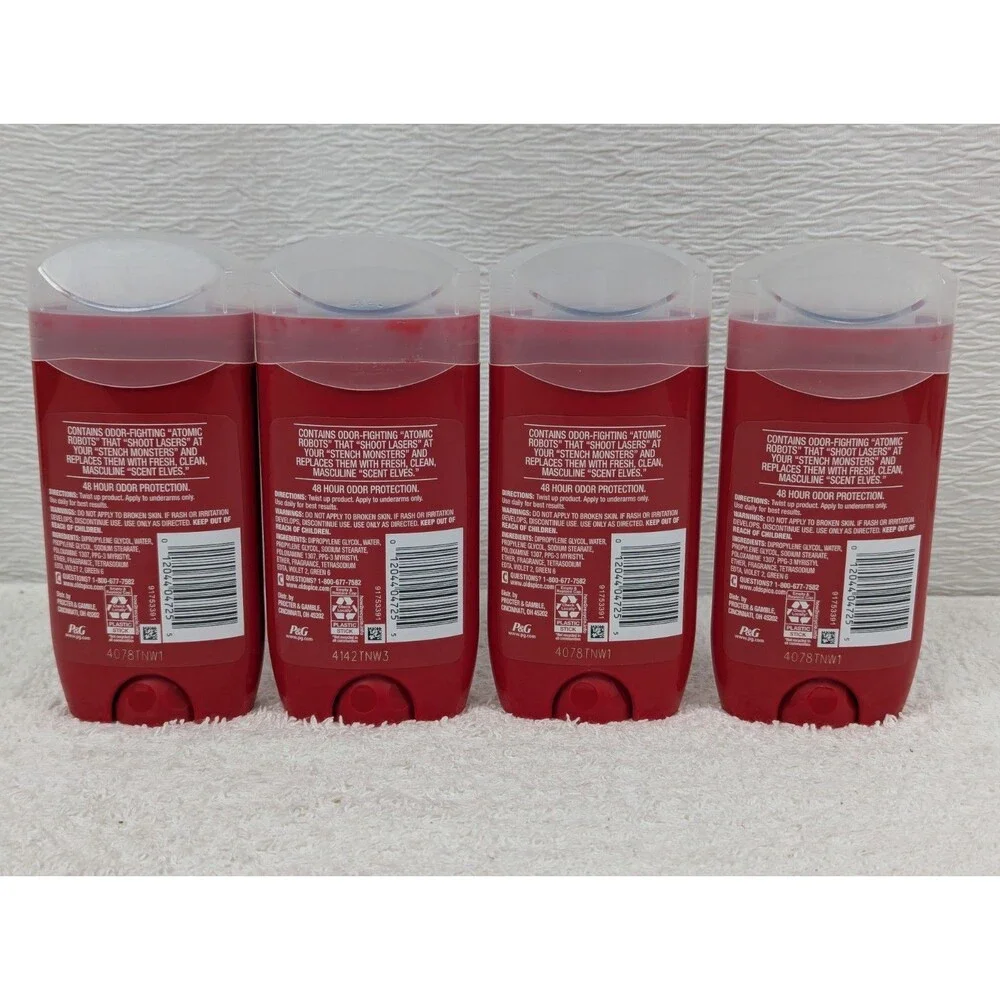 Old Spice - Deodorant - High Endurance Aluminum Free - Refresh Scent - 4 Pack